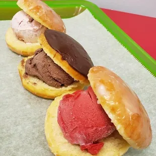 Bernoulli Small Batch Ice Cream with King Donuts