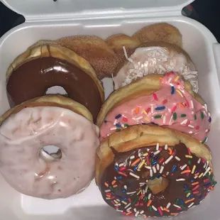 A variety of donuts