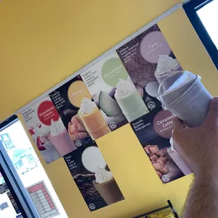 Drinks menu
