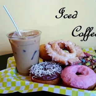 dough desserts, donuts, food