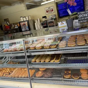 Donut display case