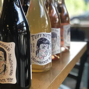 Some of our Natural wines that we carry