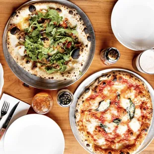 Michael Angelo pizza and the Margherita pizza