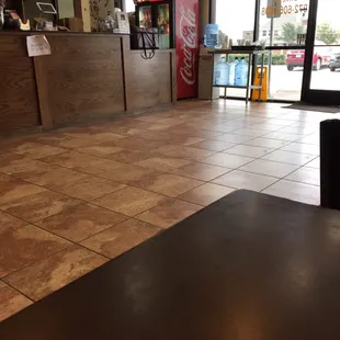 From the inside.
