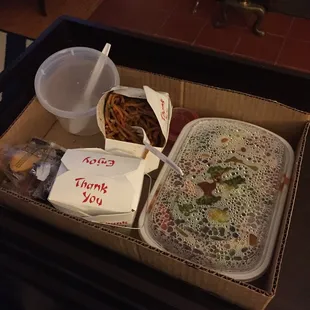 Not pictured crab Rangoon and wonton soup because it was too delicious not to devour.