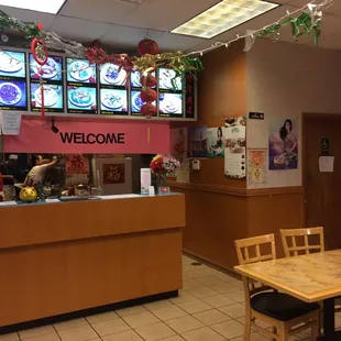 That's pretty much the entire restaurant minus 3 more tables.