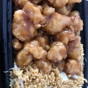 General Tso Combination Platter