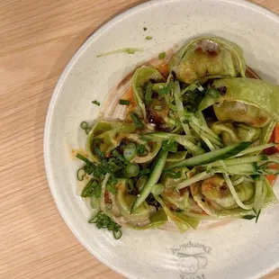 Shrimp pork spicy wontons