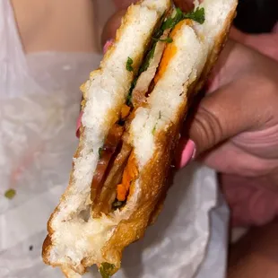 Scallion Pancake Sandwich