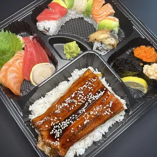 king eel sushi bento