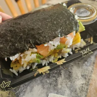 food, sushi and sashimi