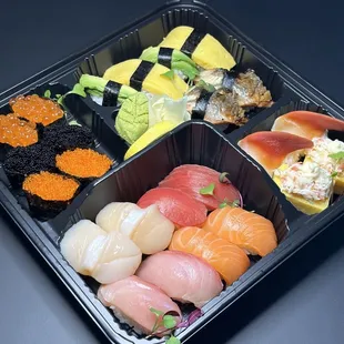 sushi and sashimi, sushi, food, sashimi