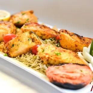 king falafe and grilled chicken