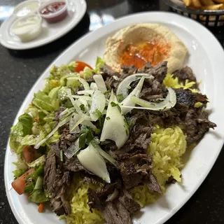 Beef Shawarma Plate