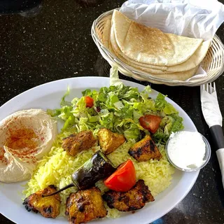 Chicken Kabob Plate