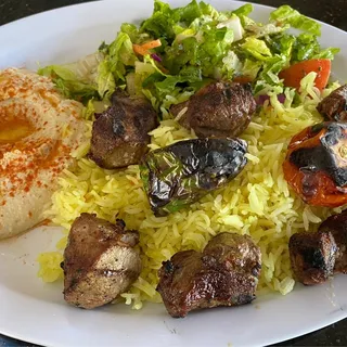 Lamb Kabob Plate