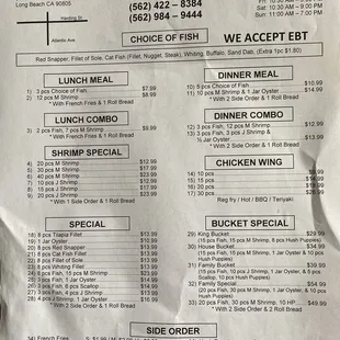 All types of items #yummy...