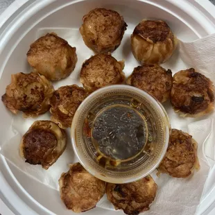 Fried dim sums and fried dumpling
