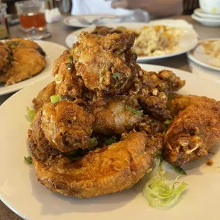 Garlic butter chicken wings