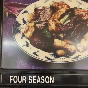 the four season menu