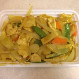 Curry chicken