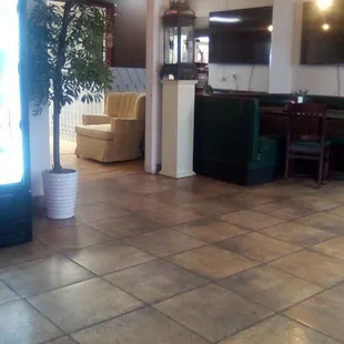Inside King Grill. Casual but upper level Mediterranean-Middle Eastern food.
