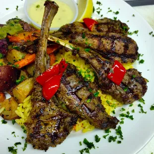 Our Char-Grilled Lamb Chops cooked with Love!