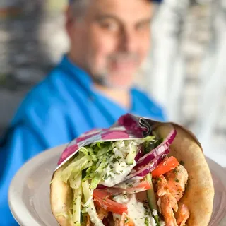 Salmon & Feta Gyro