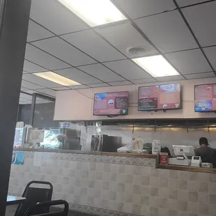 Partial menu. And amazing worker