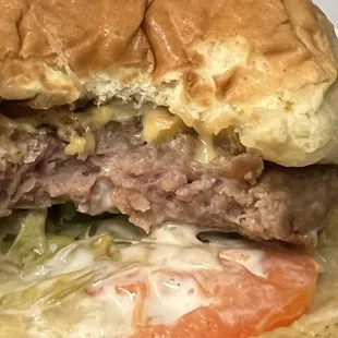 Not the double that ordered nor is it cooked