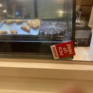 a donut shop display