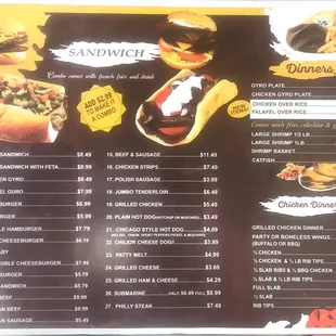 New menu guys a lot to choose urs favorite item!