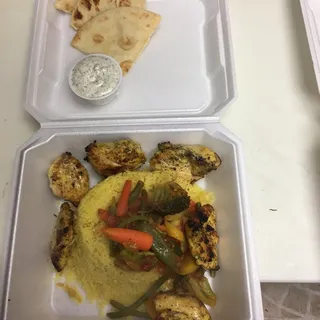 Chicken Kabob Plate