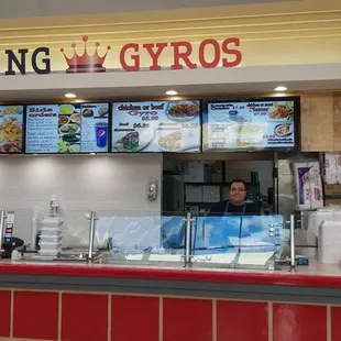 the front of the restaurant