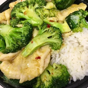Chicken and Broccoli w/ Curry Sauce