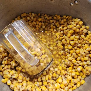 Fresh corn for our huaraches