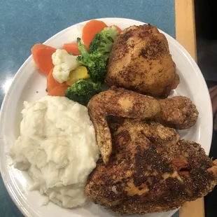 Chicken. My husband loved it