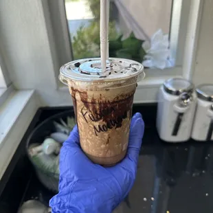 Refreshing Fusion Mocha Blended!