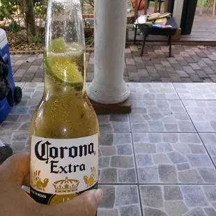 I love a cold beer on a hot day