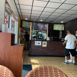 Order at counter