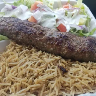 king kabob and rice