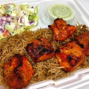 The best chicken gyro and rice around Baltimore, it&apos;s a steal at only $6.99