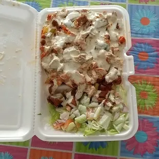 Mixed Platter over Rice only 9 dollars with a drink!!