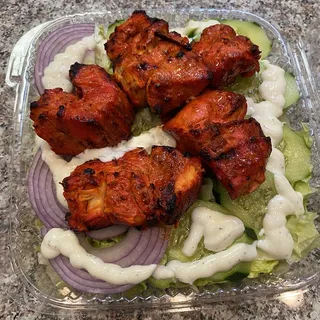 1. Chicken Tikka Kabob Platter