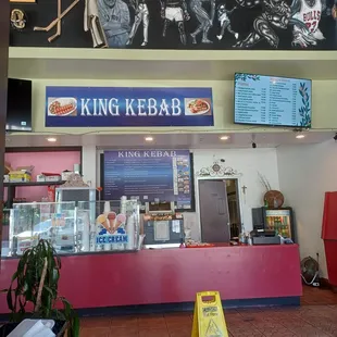 the front of the restaurant