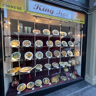 Plates in the window