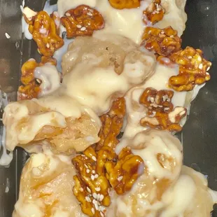 Prawns with Honey Walnuts   @hybrideater