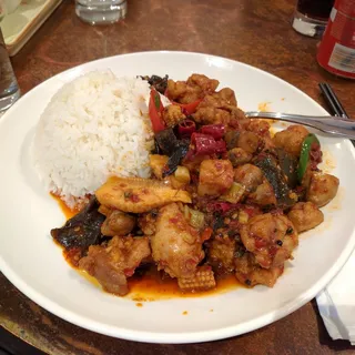 Flaming Spicy Chicken