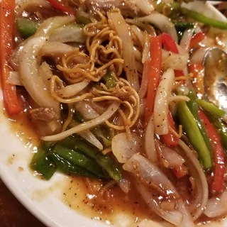 Black Pepper Beef Pan Fried