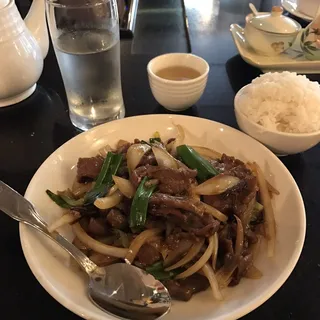 Green Onion and Ginger Beef